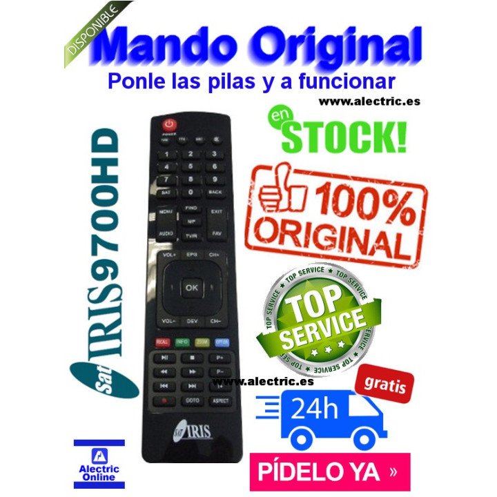 Mando a distancia Iris 9700 HD