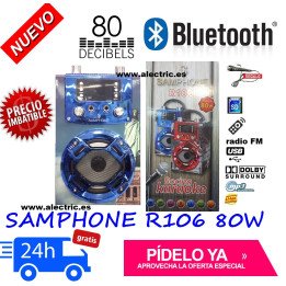 Altavoz inalambrico bluetooh samphone R106