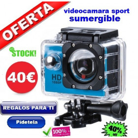 Videocamara Sport HD sumergible