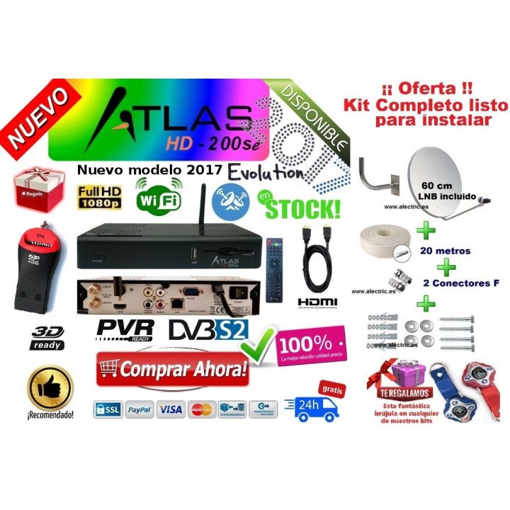 Kit Cristor Atlas HD 200se