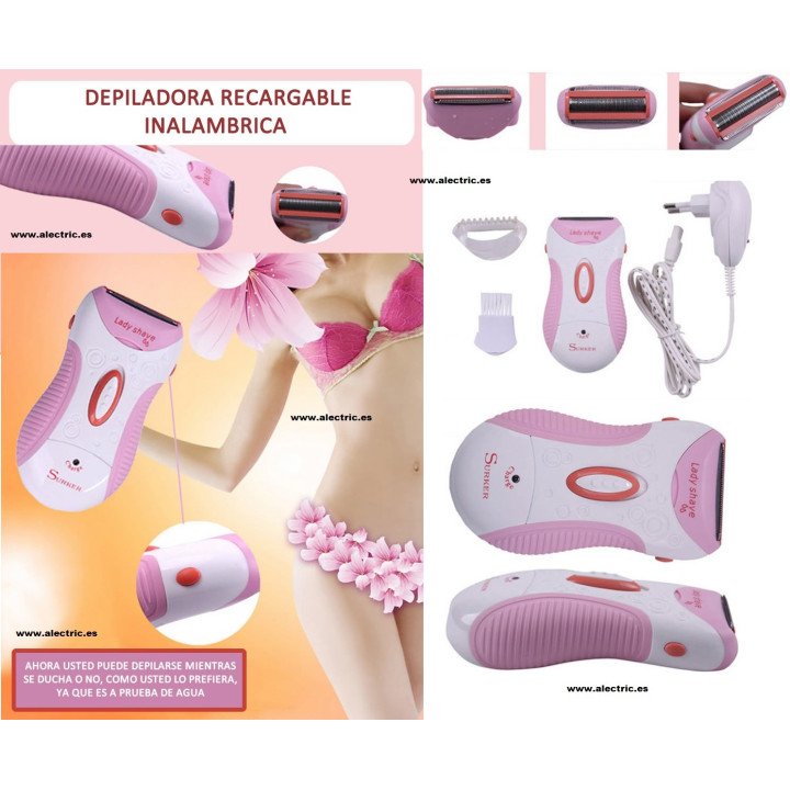Depiladora recargable Surker
