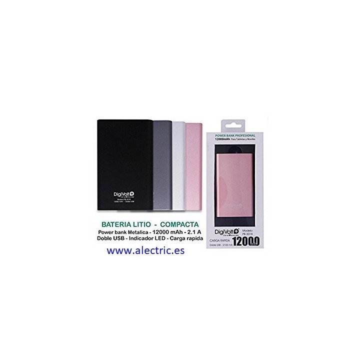 Bateria recargable 12000mAh