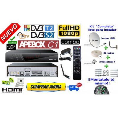 Apebox  C1 HD Combo + antena
