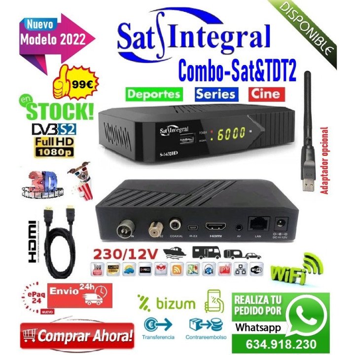 SatIntegral S-1432 COMBO