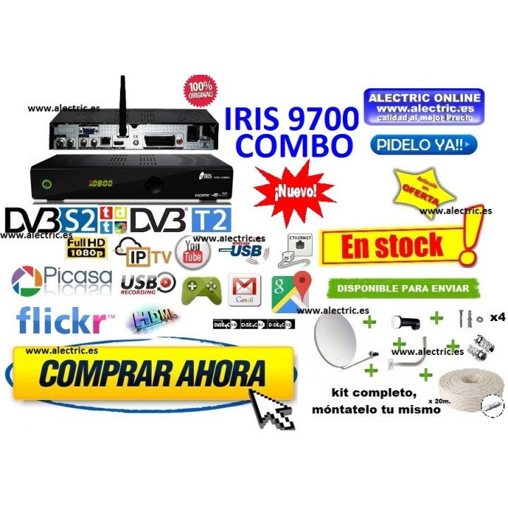 Kit Iris 9700HD Combo