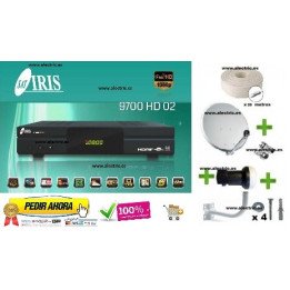 KIT IRIS 9700 HD 02 + ANTENA