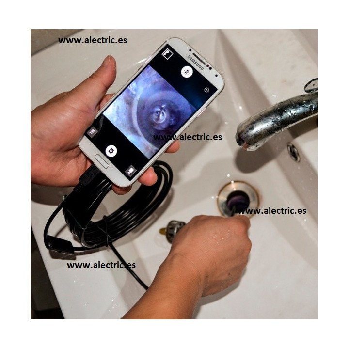 Android USB endoscopio IP67 impermeable