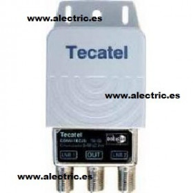 Conmutador DiSEqC 2.0 2 entradas TECATEL