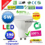 LED GU10 6W cálida