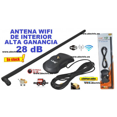 Antena wifi interior 28db