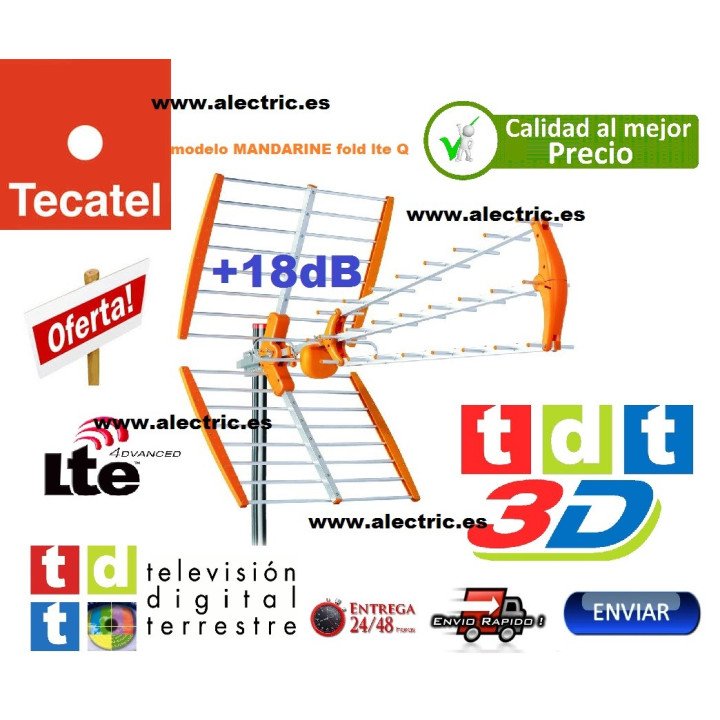Antena TDT 18dB