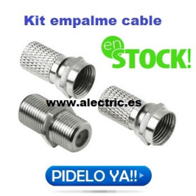 kit conexión cable de antena