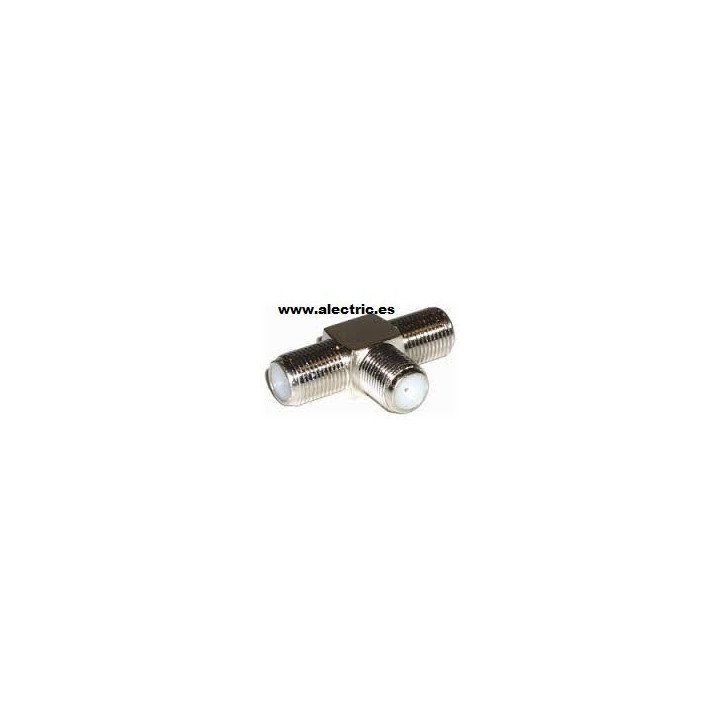 Conector f hembra triple