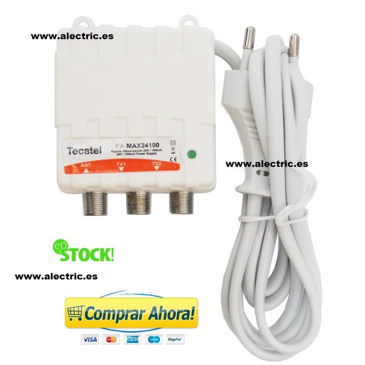 Fuente alimentación preamplificador 24v