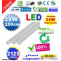 Tubo Led T8 25W 150cm luz blanca