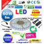 Kit tira led 5m y fuente 12v luz blanca