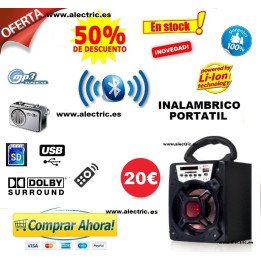 Altavoz inalambrico bluetooh itk t_610