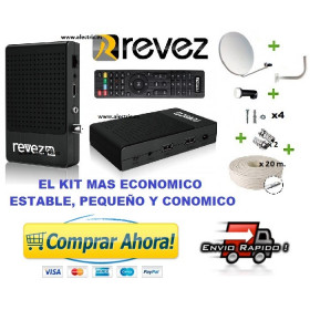 Kit Revez Q9HD + antena