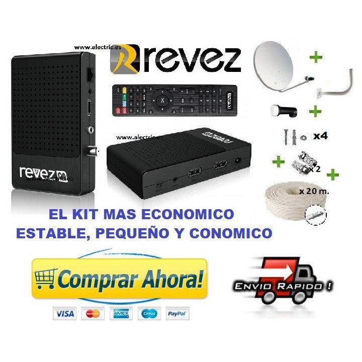 Kit Revez Q9HD + antena