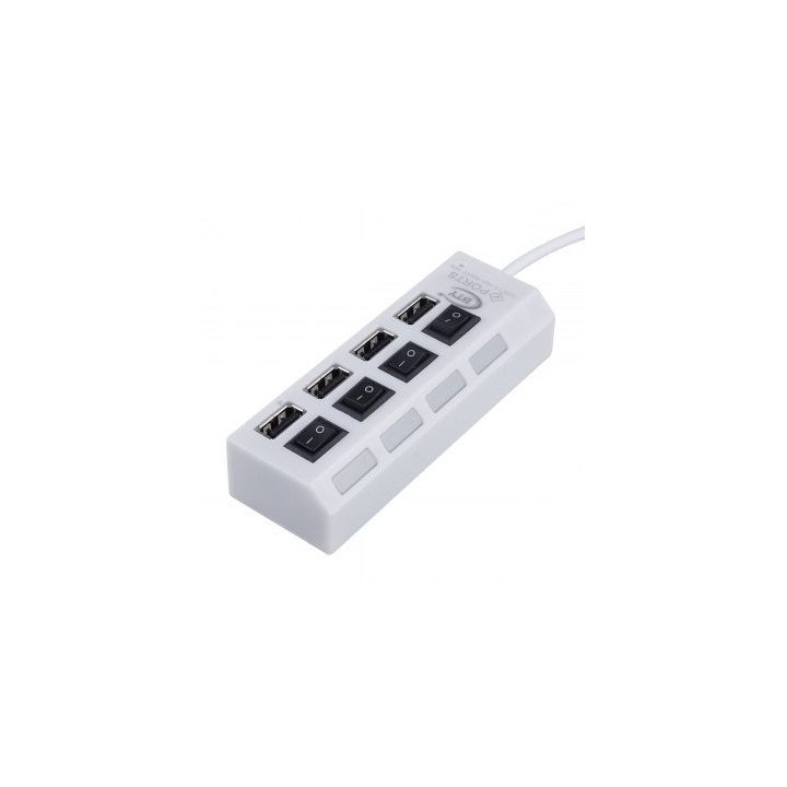 Cargador 4 puertos usb con interruptor