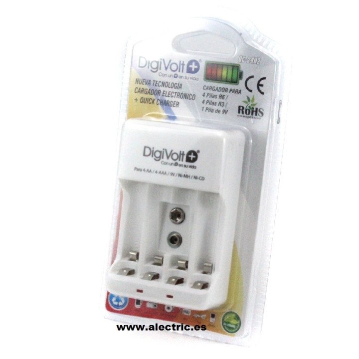 Cargador de pilas recargables