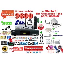 kIT IRIS 9800HD + antena