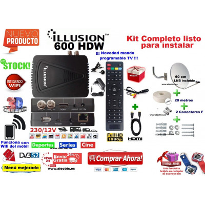 Kit Illusion 600HDW + antena