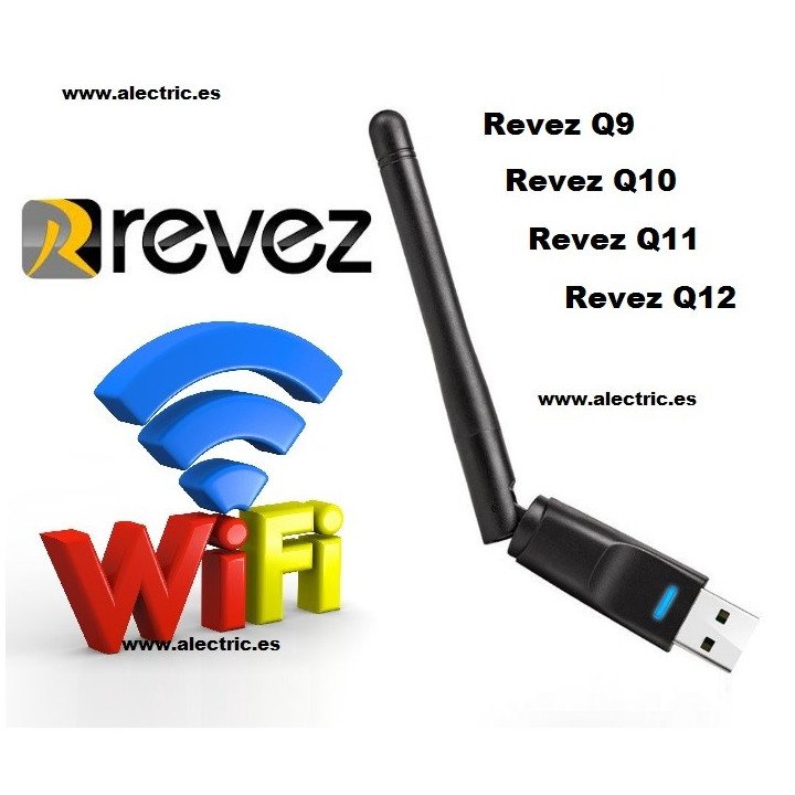 Antena Wifi USB 2.0 150 Mbps Revez Q11